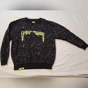 Black and Yellow Graphic Women's Sweater